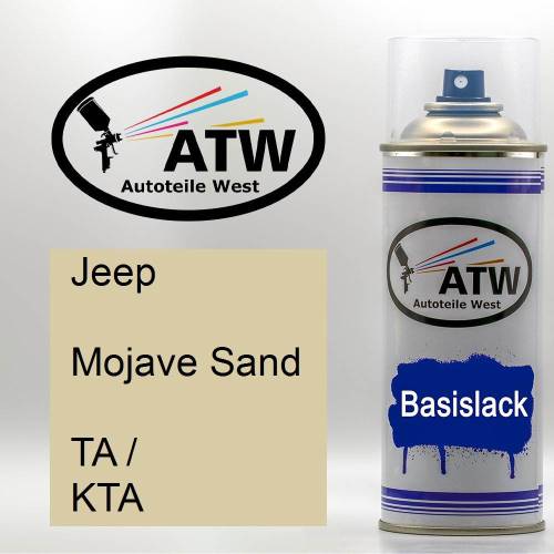 Jeep, Mojave Sand, TA / KTA: 400ml Sprühdose, von ATW Autoteile West.